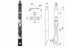 Tolózár Biztonsági 160mm Ezüst Otlav
F03533 Tolózár Biztonsági 160mm Ezüst Otlav
F03533